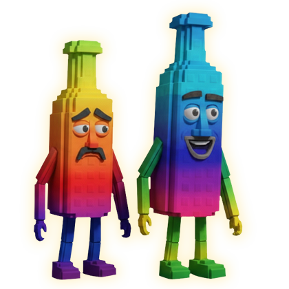 Rainbow Ketchuru and Musturu